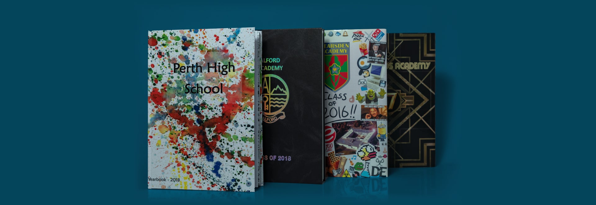 School Yearbook covers