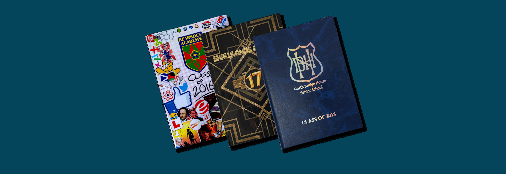 School Yearbook covers